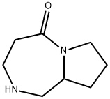 옥타하이드로-5H-피롤로[1,2-a][1,4]디아제핀-5-온 구조식 이미지