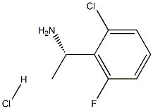 (S)-1-(2-Chloro-6-fluorophenyl)ethanaMine hydrochloride Structure