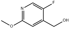 (5-Fluoro-2-Methoxypyridin-4-yl)Methanol 구조식 이미지