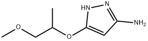 5-(2-Methoxy-1-Methylethoxy)-1H-Pyrazol-3-aMine 구조식 이미지