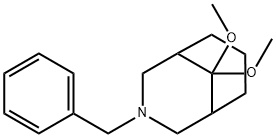 3-BENZYL-9,9-DIMETHOXY-3-AZABICYCLO[3.3.1]NONANE Structure