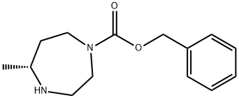 1H-1,4-디아제핀-1-카르복실산,헥사히드로-5-메틸-,페닐메틸에스테르,(5R)- 구조식 이미지