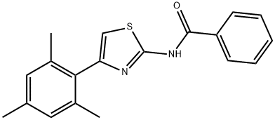 N-(4-Mesitylthiazol-2-yl)benzaMide 구조식 이미지