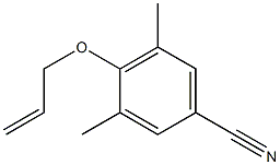 4-(Allyloxy)-3,5-dimethylbenzonitrile Structure