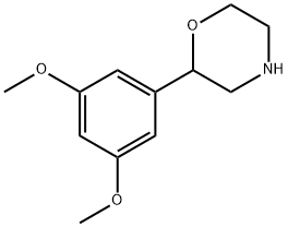 2-(3,5-DIMETHOXY-PHENYL)-MORPHOLINE Structure