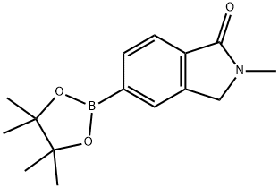 2-Methyl-5-(4,4,5,5-tetraMethyl-1,3,2-dioxaborolan-2-yl)isoindolin-1-one Structure