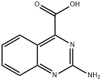 4-퀴나졸린카르복실산,2-아미노-(6CI,9CI) 구조식 이미지