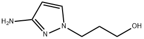 3-(3-AMino-1H-pyrazol-1-yl)propan-1-ol 구조식 이미지