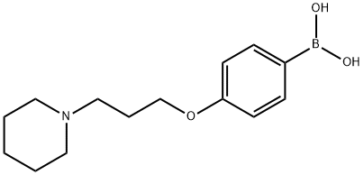 4-(3-(piperidin-1-yl)propoxy)phenylboronic acid Structure