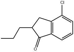 4-CHLORO-2-PROPYL-1-INDANONE Structure