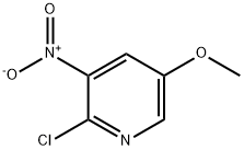 2-Chloro-5-methoxy-3-nitropyridine Structure