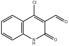 4-Chloro-2-hydroxyquinoline-3-carbaldehyde Structure