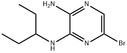 6-broMo-N2-(pentan-3-yl)pyrazine-2,3-diaMine 구조식 이미지