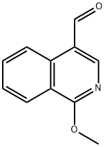 1-Methoxy-4-isoquinolinecarboxaldehyde Structure