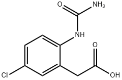 2-(5-Chloro-2-ureidophenyl)acetic Acid Structure