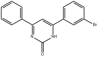 4-(3-BroMophenyl)-6-phenylpyriMidin-2-ol Structure