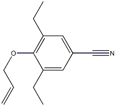 4-(Allyloxy)-3,5-diethylbenzonitrile 구조식 이미지