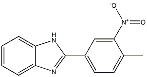 2-(4-Methyl-3-nitrophenyl)-1H-benzo[d]iMidazole 구조식 이미지