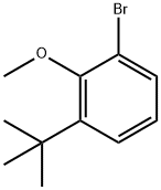 1-BroMo-3-(tert-butyl)-2-Methoxybenzene 구조식 이미지