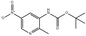 tert-Butyl (2-Methyl-5-nitropyridin-3-yl)carbaMate Structure