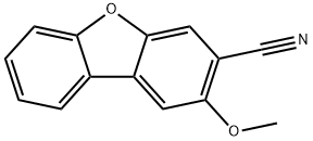 2-Methoxydibenzo[b,d]furan-3-carbonitrile Structure