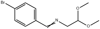 (E)-N-(4-broMobenzylidene)-2,2-diMethoxyethanaMine Structure