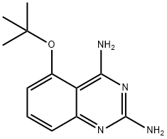 5-tert-butoxyquinazoline-2,4-diaMine 구조식 이미지