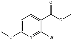 Methyl 2-broMo-6-Methoxynicotinate 구조식 이미지