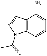 1-(4-aMino-1h-indazol-1-yl)ethanone Structure