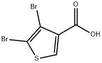 4,5-dibroMothiophene-3-carboxylic acid 구조식 이미지