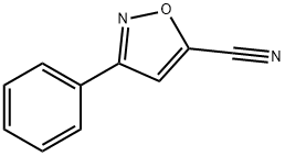 3-phenylisoxazole-5-carbonitrile 구조식 이미지