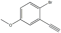 1-BroMo-2-ethynyl-4-Methoxybenzene Structure