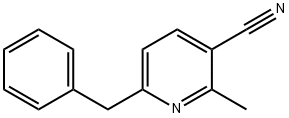 6-Benzyl-2-Methylnicotinonitrile 구조식 이미지