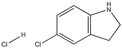 5-클로로-2,3-디하이드로-1H-인돌염산염 구조식 이미지