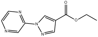 에틸1-(피라진-2-일)-1H-피라졸-4-카르복실레이트 구조식 이미지