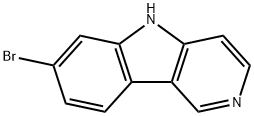 7-BROMO-5H-PYRIDO[4,3-B]INDOLE Structure