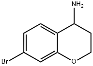 7-broMo-3,4-dihydro-2H-chroMen-4-aMine Structure