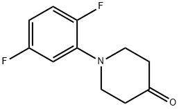 1-(2,5-difluorophenyl)piperidin-4-one Structure