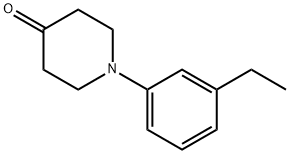 1-(3-ethylphenyl)piperidin-4-one Structure