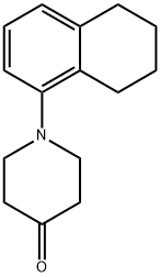 1-(5,6,7,8-tetrahydronaphthalen-1-yl)piperidin-4-one Structure