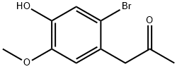 1-(2-BroMo-4-hydroxy-5-Methoxyphenyl)-2-propanone Structure