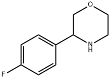 3-(4-FLUOROPHENYL)MORPHOLINE Structure