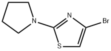 4-BroMo-2-(pyrrolidin-1-yl)-1,3-thiazole 구조식 이미지