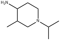 1-이소프로필-3-메틸피페리딘-4-아민 구조식 이미지