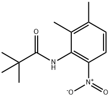 N-(2,3-DIMETHYL-6-NITROPHENYL)-2,2-DIMETHYLPROPIONAMIDE 구조식 이미지