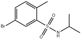 5-broMo-N-isopropyl-2-MethylbenzenesulfonaMide Structure