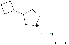 3-(1-아제티디닐)-피롤리딘2HCl 구조식 이미지