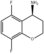 (4S)-5,8-difluoro-3,4-dihydro-2H-chroMen-4-aMine 구조식 이미지