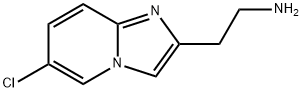 6-클로로이미다조[1,2-a]피리딘-2-에탄아민 구조식 이미지