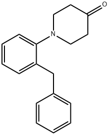 1-(2-benzylphenyl)piperidin-4-one 구조식 이미지